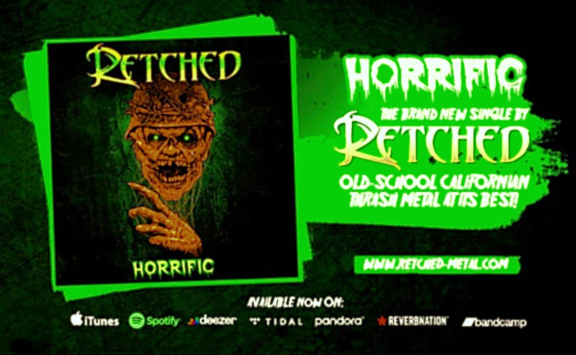 RETCHED Entertains with Electrifying Single “Horrific” and Re-release of “The Overlord Messiah” EP featured image