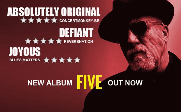Seeking album reviews. ABSOLUTELY ORIGINAL, DEFIANT, JOYOUS. Nigel Barker releases new album FIVE Indie Blues Rock featured image