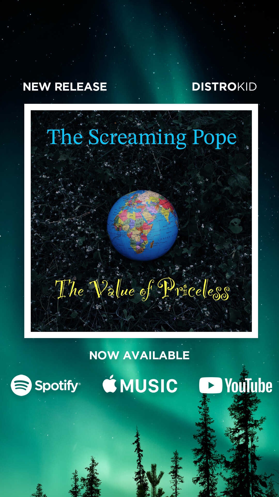 Two exiting new albums by the Screaming Pope released this April for streaming, downloads, and CD purchases featured image